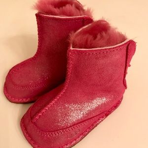 Hot pink infant UGG boots